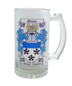 Frosted Glass Beer Stein 16oz