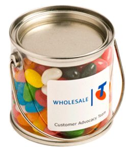 Small PVC Bucket with Jelly Beans