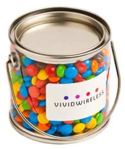 Small PVC Bucket with M&M