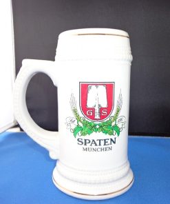 White Beer Stein