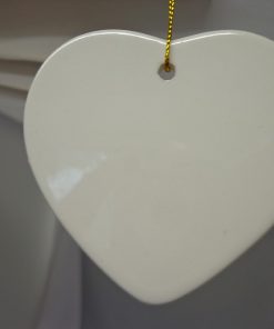 Ceramic Heart Ornament